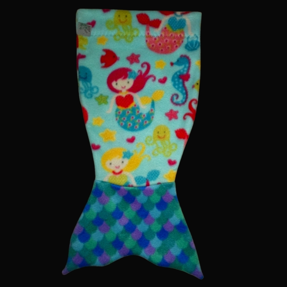Mermaids Seahorses Tail Blanket 6/9 months NEW